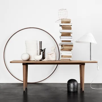 CH011 soffbord - Vitoljad ek h 48 cm - Carl Hansen & Søn