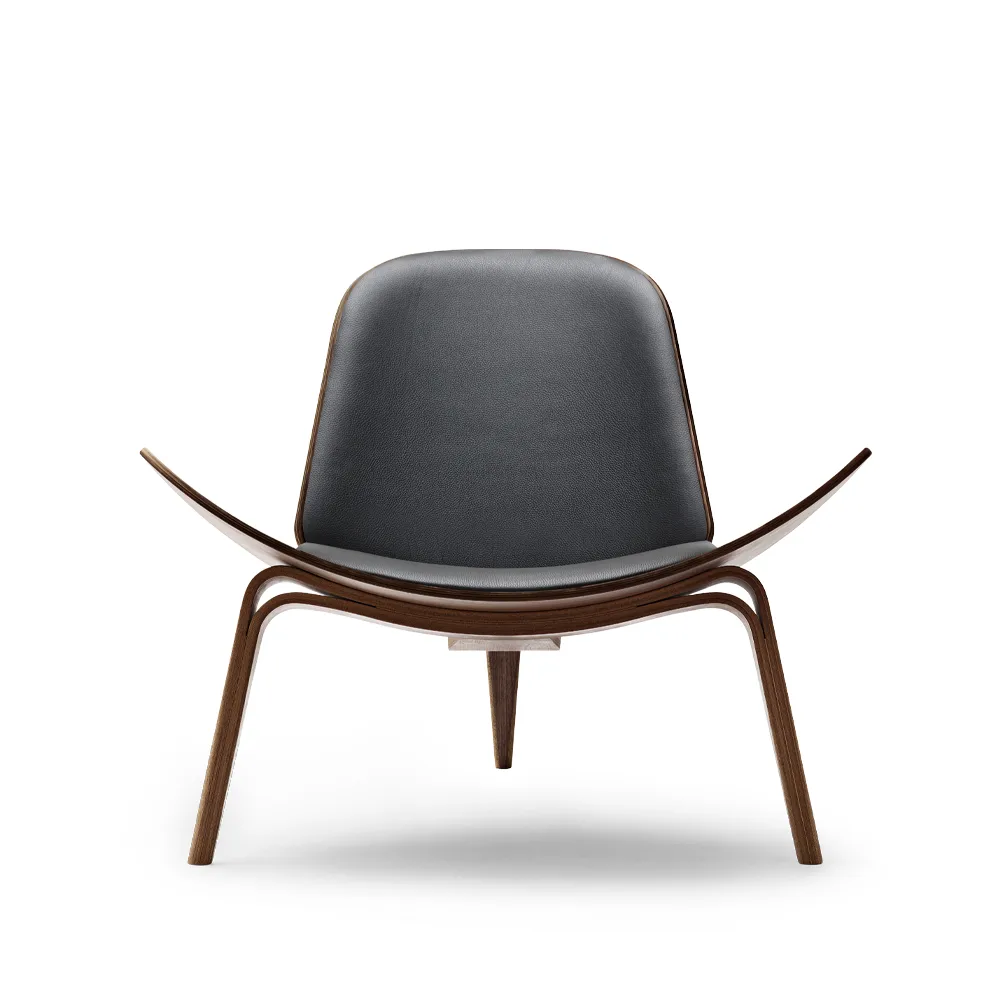 CH07 fåtölj, Thor 301 läder-oljad valnöt Carl Hansen & Søn