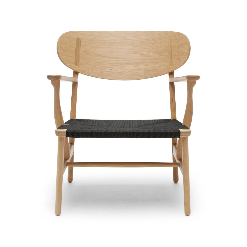 CH22 fåtölj, Såpad ek-svart Carl Hansen & Søn