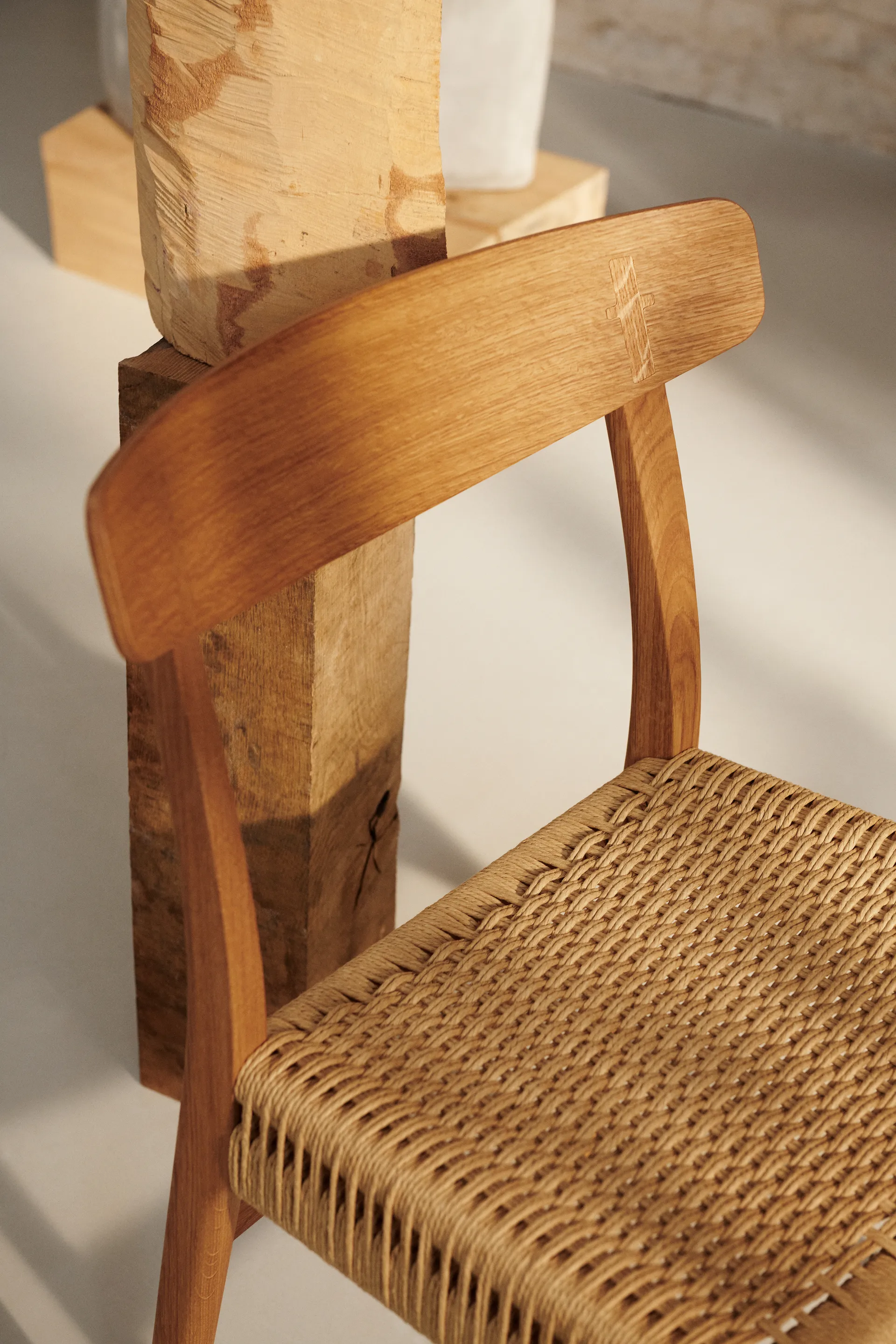 CH23 stol, Oljad ek-naturflätad Carl Hansen & Søn