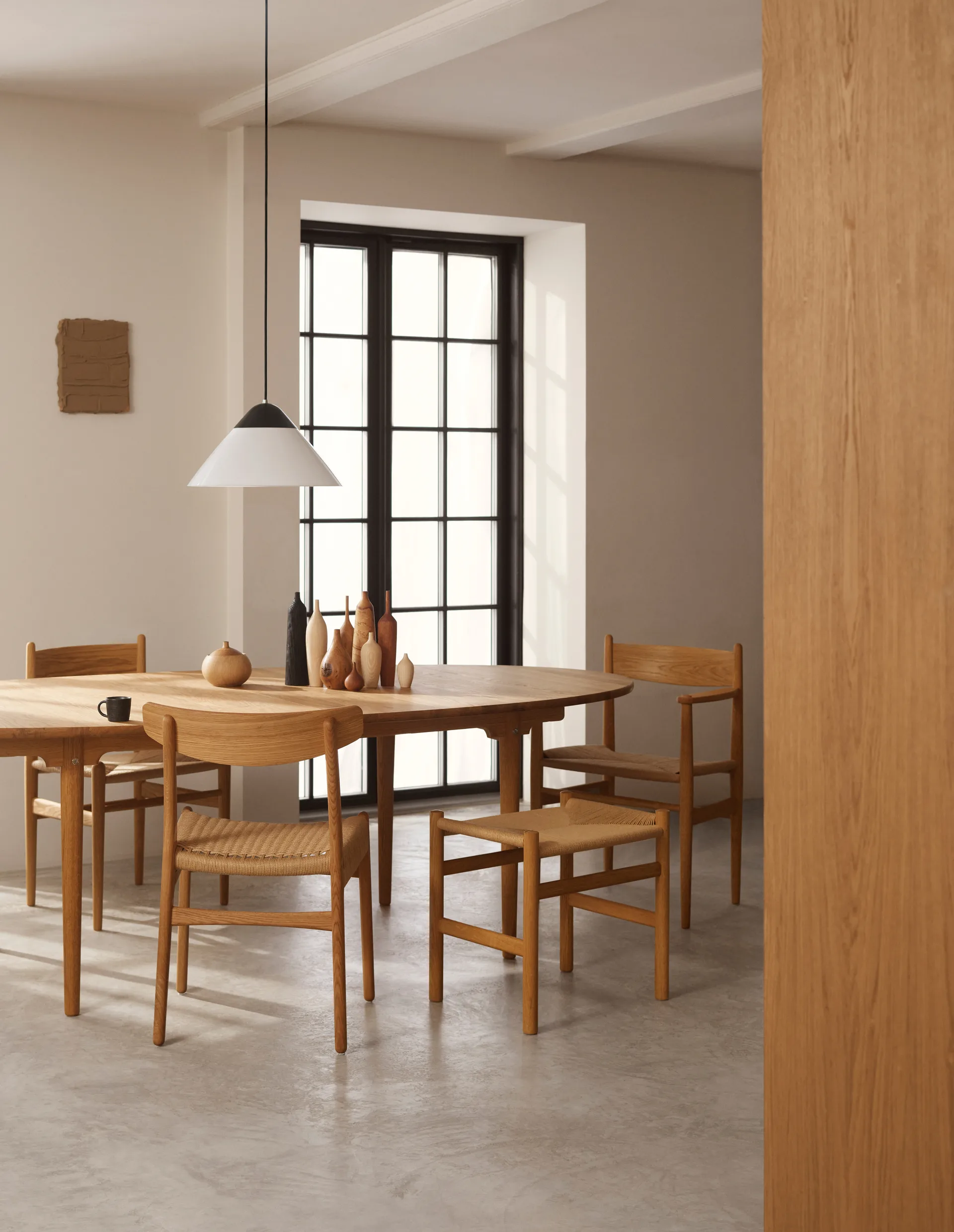 CH23 stol, Oljad ek-naturflätad Carl Hansen & Søn