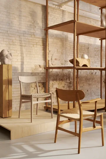 CH23 stol - Såpad ek-naturflätad - Carl Hansen & Søn