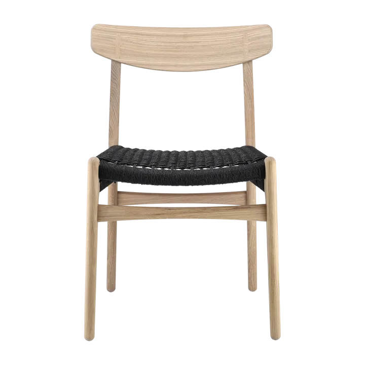 CH23 stol - Vitoljad ek-svart - Carl Hansen & Søn