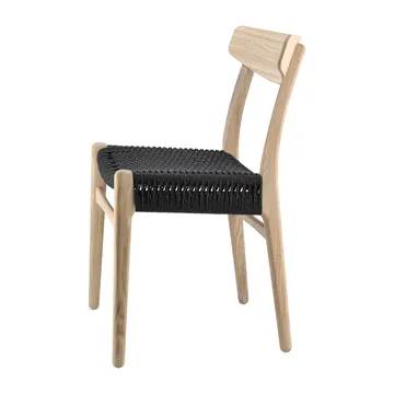 CH23 stol - Vitoljad ek-svart - Carl Hansen & Søn