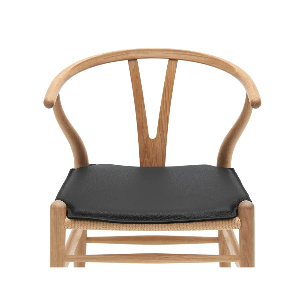 CH24 dyna läder, Loke 7150 (svart) Carl Hansen & Søn