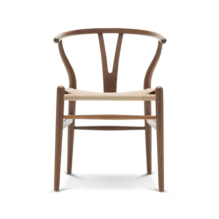CH24 Y-stol - Ek rökbets, naturflätad sits - Carl Hansen & Søn