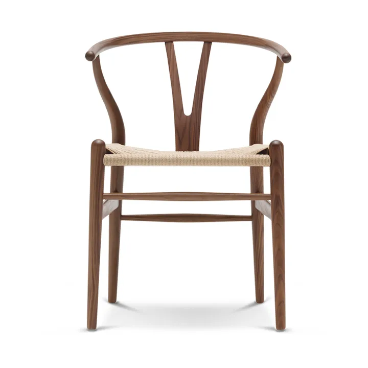 CH24 Y-stol - Oljad valnöt-naturflätad - Carl Hansen & Søn