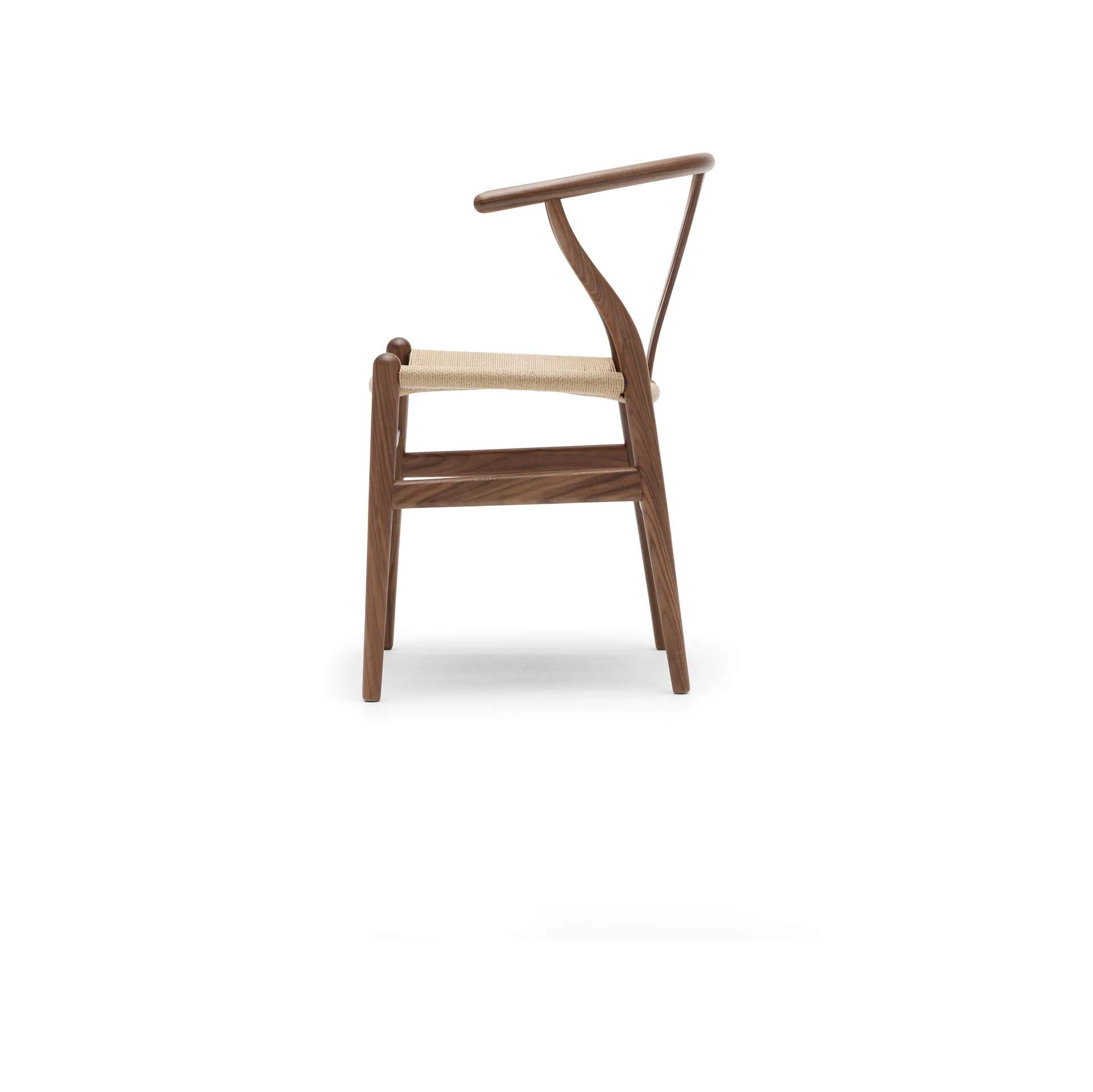 CH24 Y-stol, Oljad valnöt-naturflätad Carl Hansen & Søn