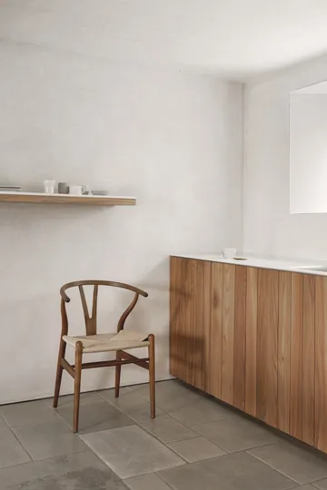 CH24 Y-stol - Oljad valnöt-naturflätad - Carl Hansen & Søn
