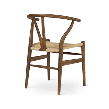 CH24 Y-stol - Rökoljad ek-naturflätad - Carl Hansen & Søn