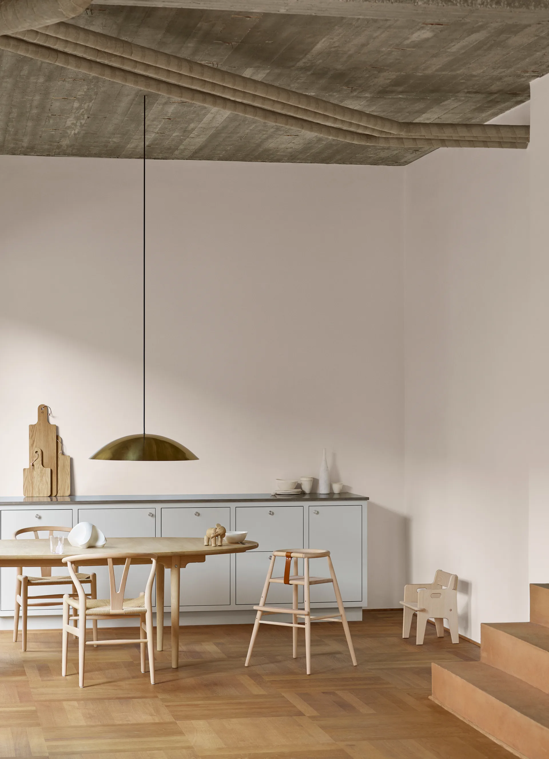 CH24 Y-stol - Såpad bok-naturflätad, 4-pack Carl Hansen & Søn
