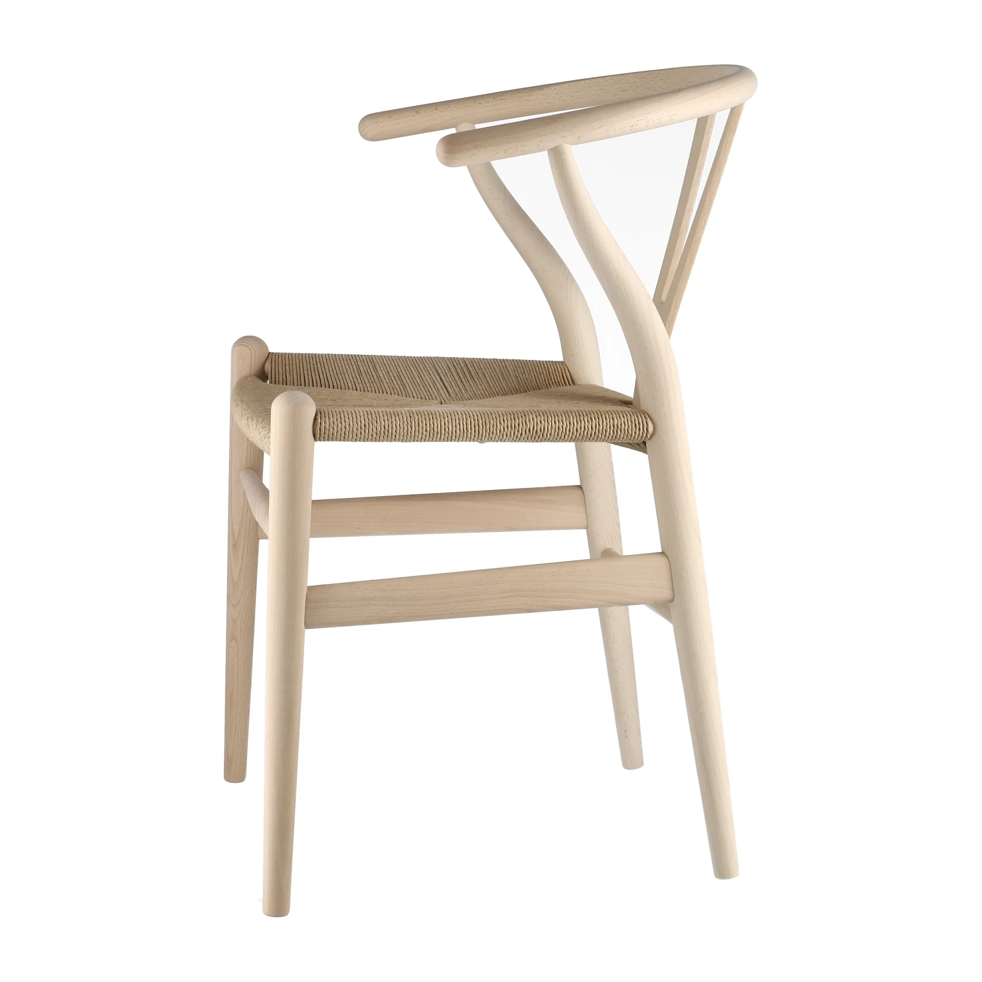 CH24 Y-stol, Såpad bok-naturflätad Carl Hansen & Søn