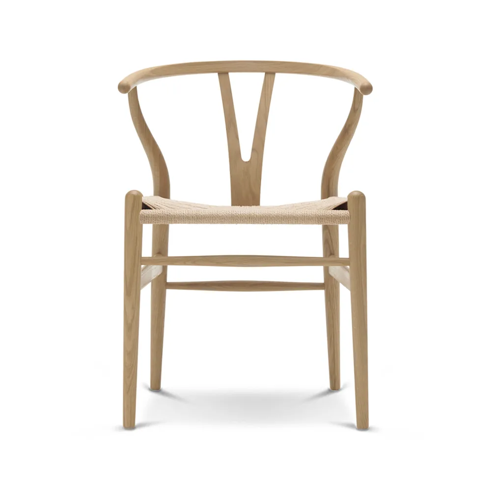 CH24 Y-stol, Såpad ek-naturflätad Carl Hansen & Søn
