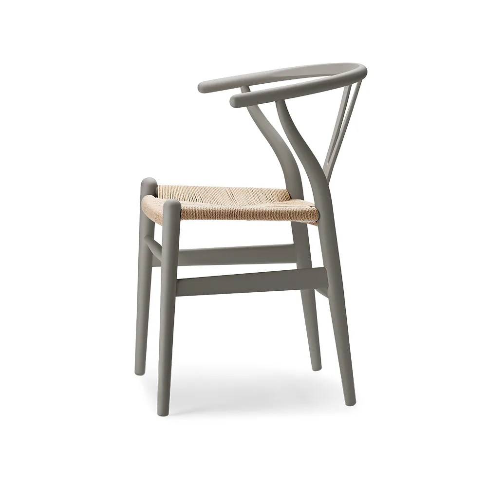CH24 Y-stol Soft Crawford Wegner, Clay-naturflätad Carl Hansen & Søn