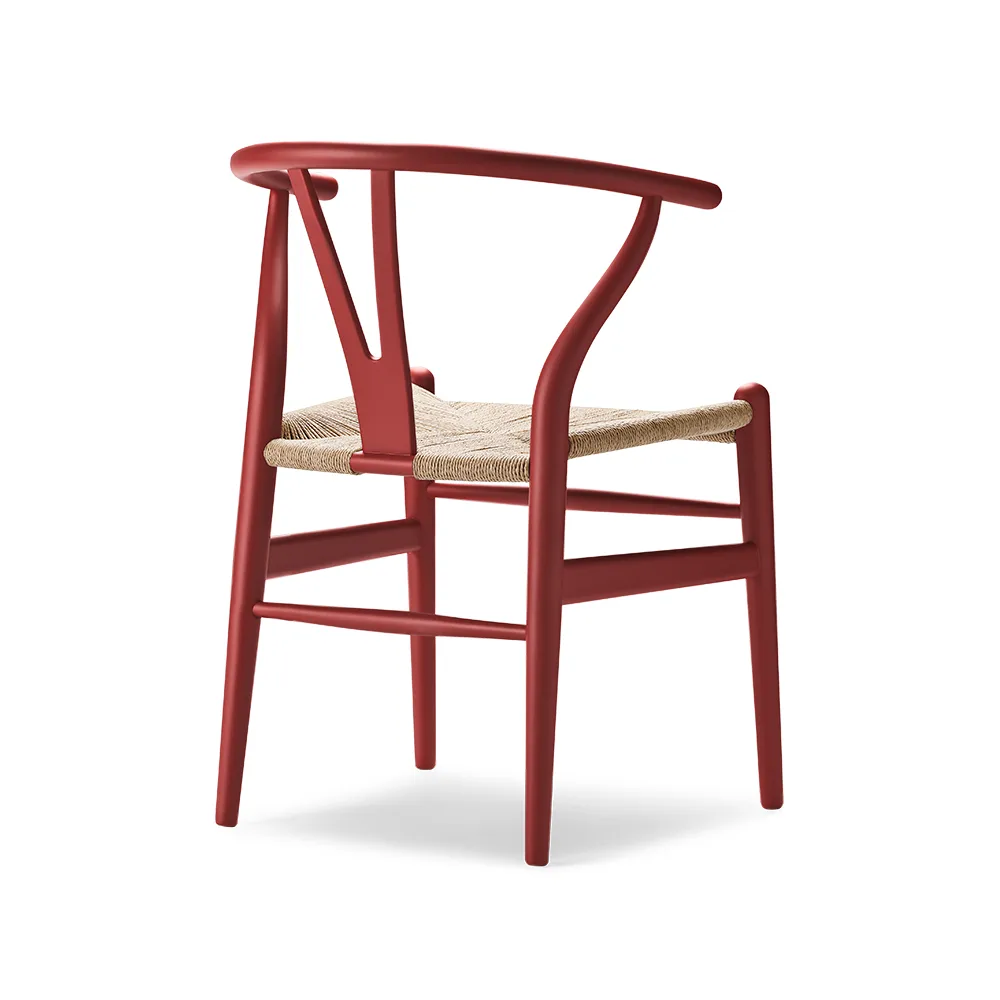 CH24 Y-stol Soft Crawford Wegner, Falu-naturflätad Carl Hansen & Søn