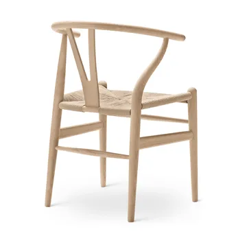 CH24 Y-stol - Vitoljad ek-naturflätad - Carl Hansen & Søn