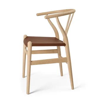 CH24P Y-stol - Läder Loke 7060-såpad ek - Carl Hansen & Søn