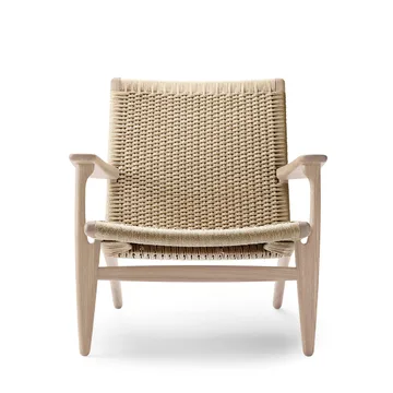 CH25 fåtölj - Såpad ek-naturflätad - Carl Hansen & Søn