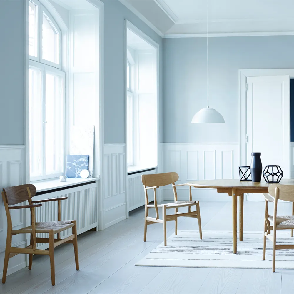 CH26 karmstol, Oljad ek-naturflätad Carl Hansen & Søn