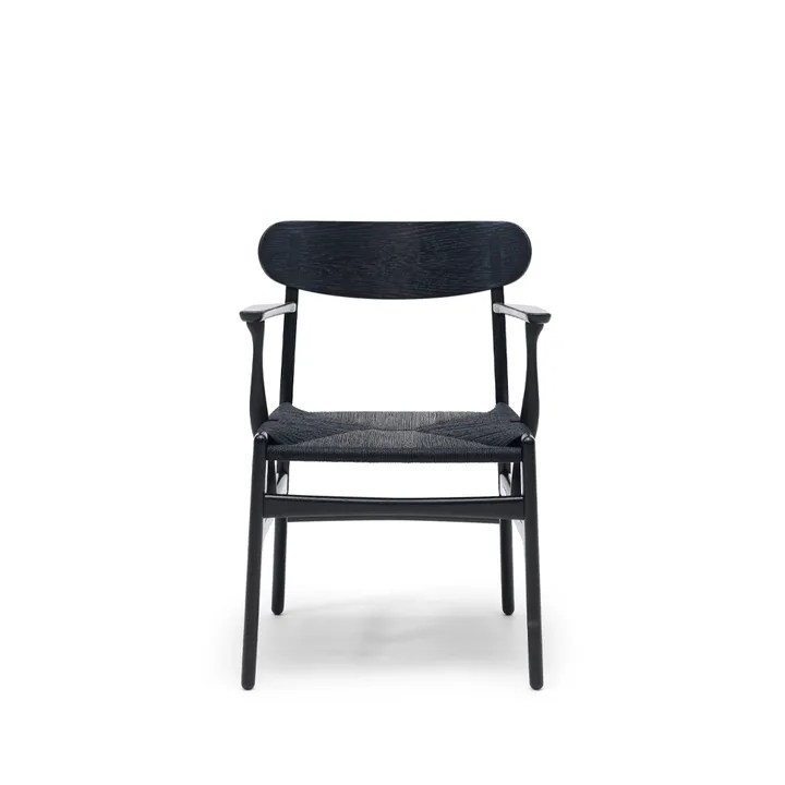 CH26 karmstol - Svartlackad ek-svart - Carl Hansen & Søn
