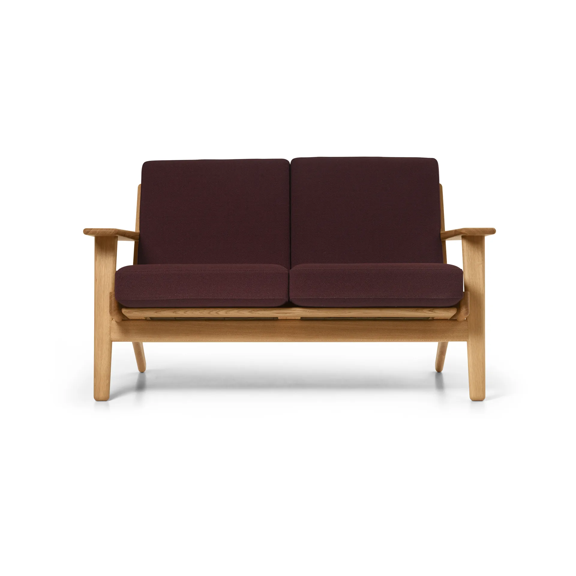 CH292 soffa 2-sits, Vidar 0693-oljad ek Carl Hansen & Søn