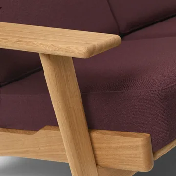 CH292 soffa 2-sits - Vidar 0693-oljad ek - Carl Hansen & Søn