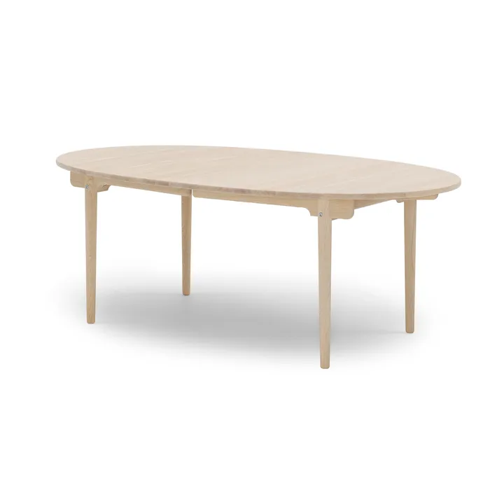 CH338 matbord med plats för 2 ilägg - Såpad ek - Carl Hansen & Søn