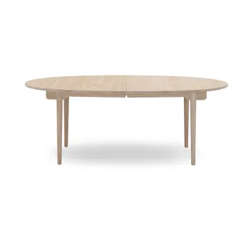 CH338 matbord med plats för 2 ilägg - Vitoljad ek, 200x115 cm - Carl Hansen & Søn