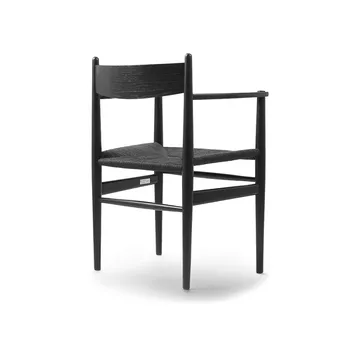 CH37 karmstol - Svartlackad ek-svart - Carl Hansen & Søn