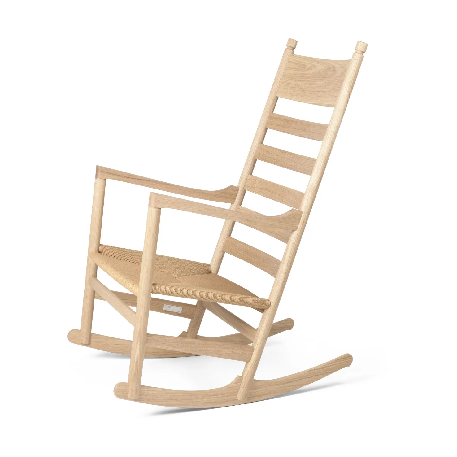 CH45 gungstol, Såpad ek-naturflätad Carl Hansen & Søn