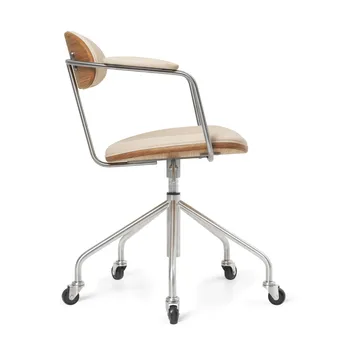 CH621 Swivel Chair - Läder Sif 90 beige-oljad ek - Carl Hansen & Søn