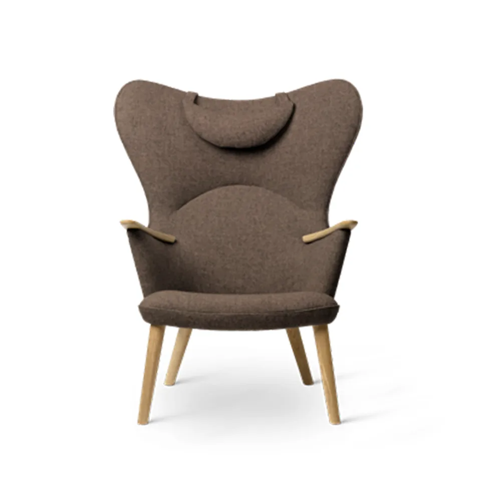 CH78 Mama Bear fåtölj, Fiord 271 tyg-oljad ek Carl Hansen & Søn