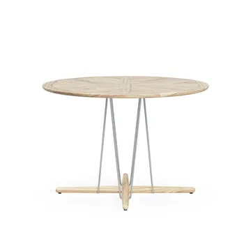 Embrace Outdoor table Ø110 cm - Teak obehandlad - Carl Hansen & Søn