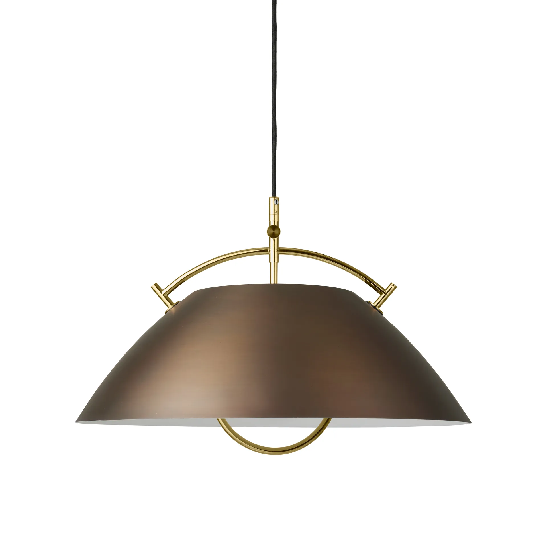 HJW37 The Pendant Birthday Edition, Antik mässing, med hiss, Ø51 cm Carl Hansen & Søn