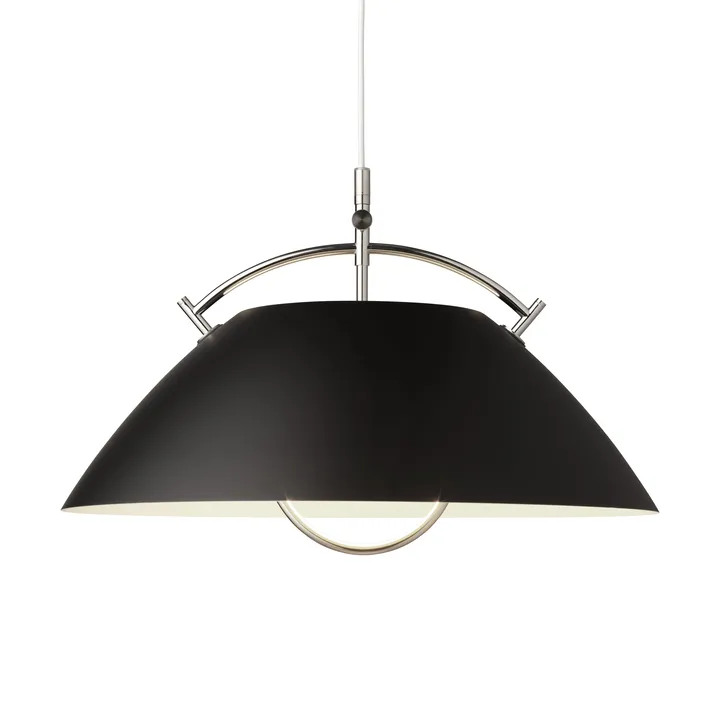 HJW37 The Pendant med hiss - Black-nickel - Carl Hansen & Søn