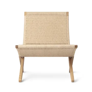 MG501 Cuba fällfåtölj ekstativ - Natur-papperssnöre-oljad - Carl Hansen & Søn