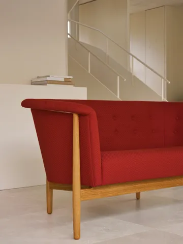 ND52-2 Vita soffa 146 cm - Sisu 0645-oljad ek - Carl Hansen & Søn