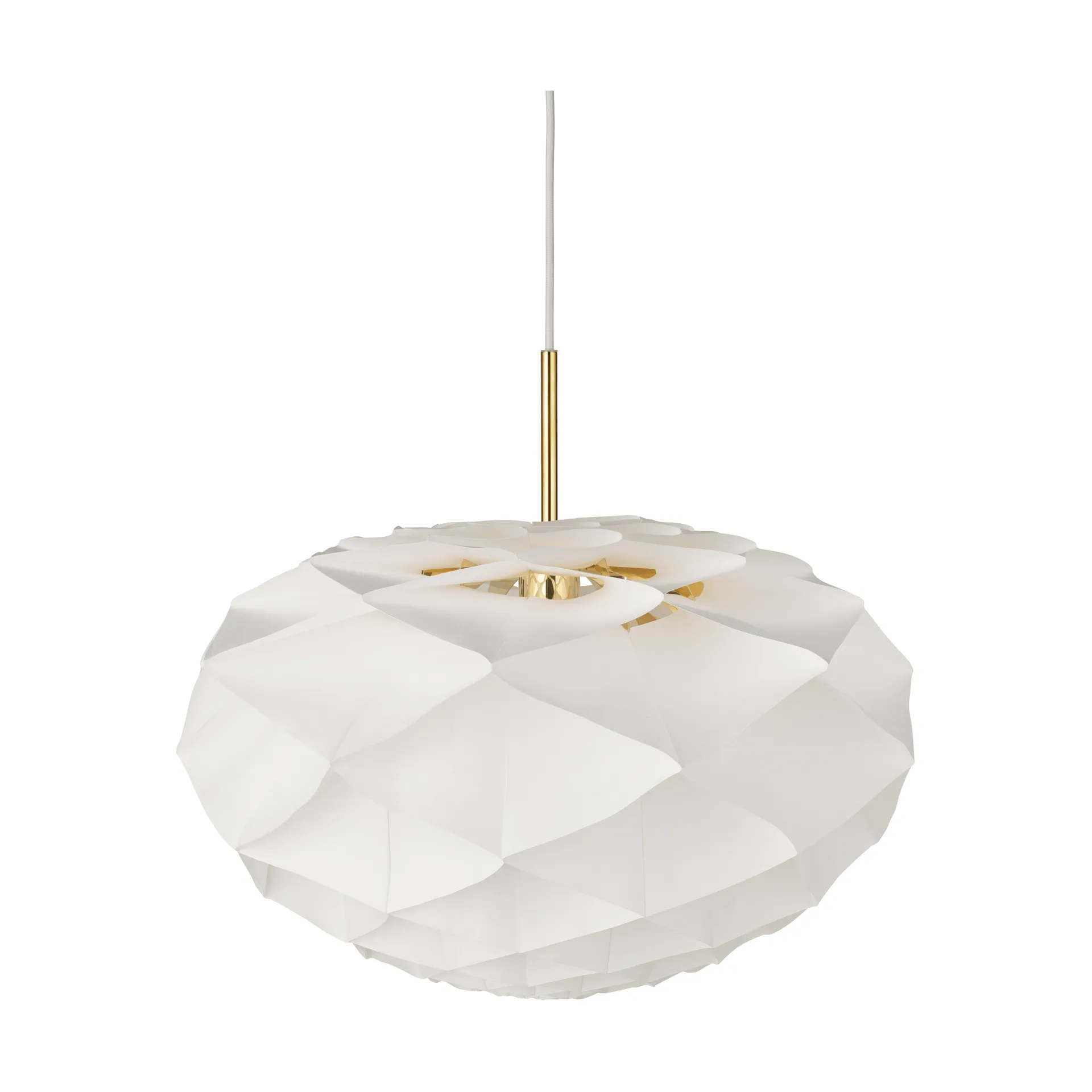 OS111 Begonya pendel, White-brass, Ø50 cm Carl Hansen & Søn