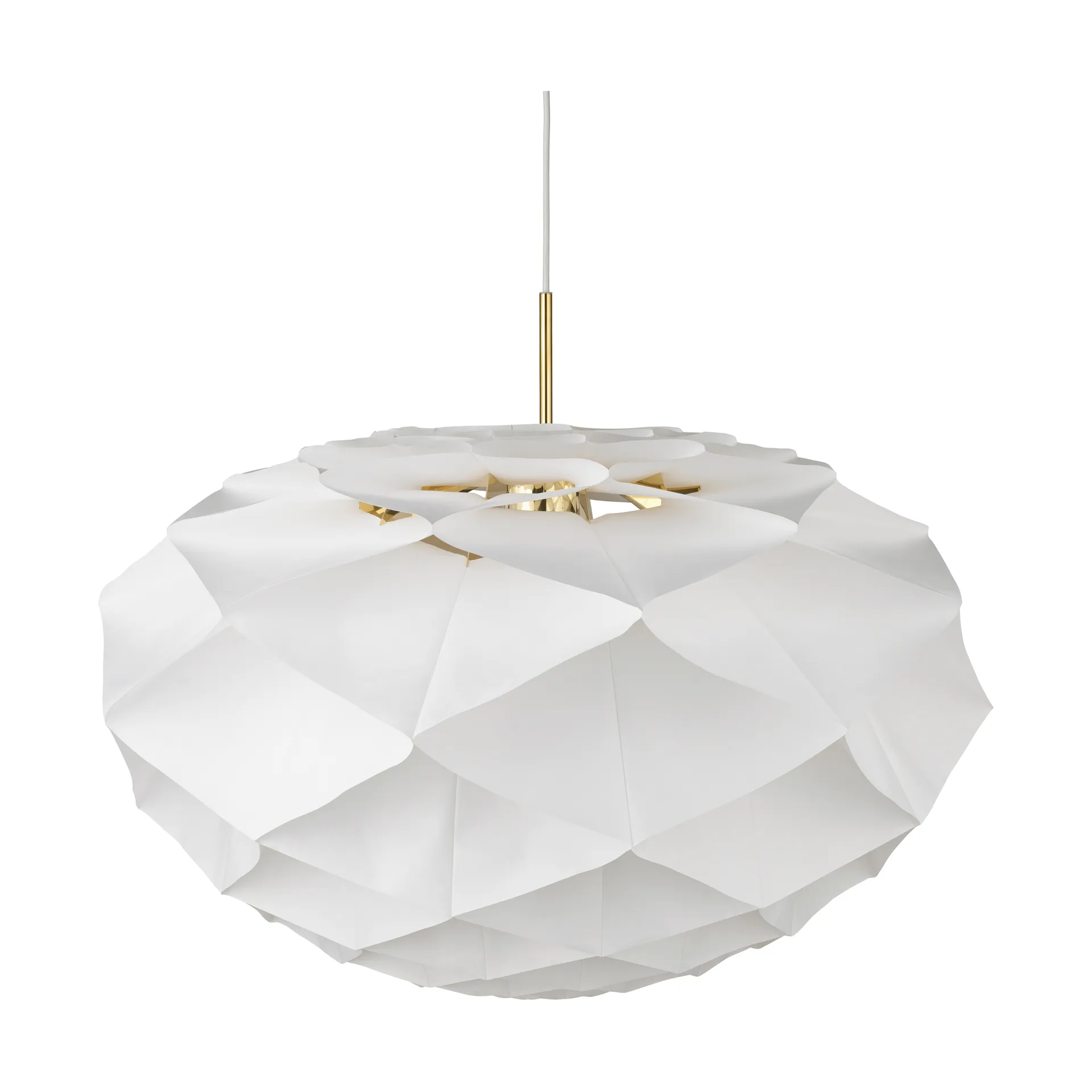 OS111 Begonya pendel, White-brass, Ø90 cm Carl Hansen & Søn