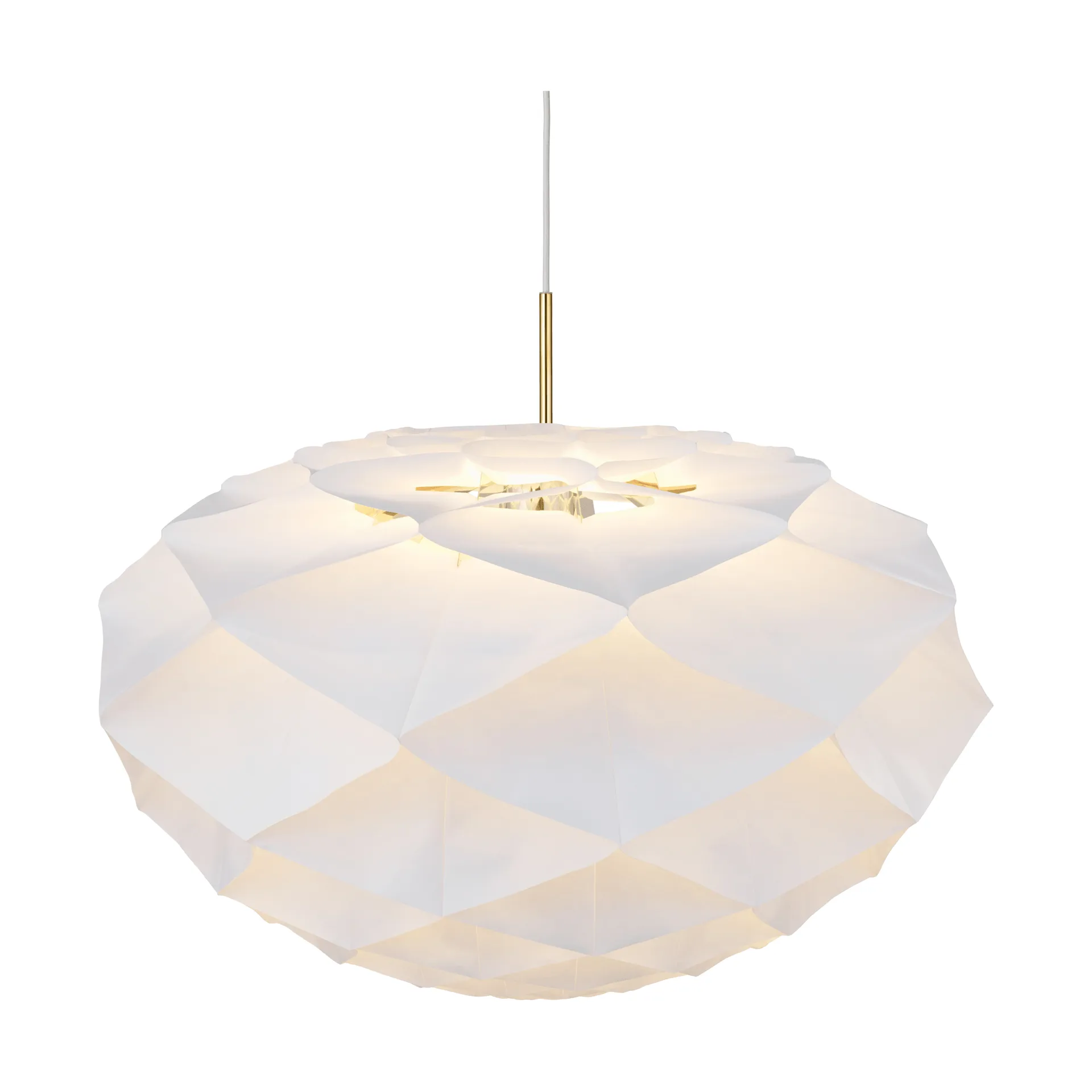 OS111 Begonya pendel, White-brass, Ø90 cm Carl Hansen & Søn
