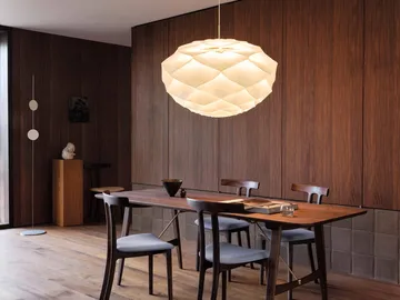 OS111 Begonya pendel - White-brass, Ø90 cm - Carl Hansen & Søn