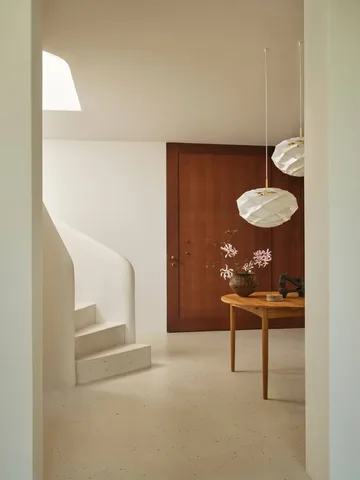 OS111 Begonya pendel - White-brass, Ø90 cm - Carl Hansen & Søn
