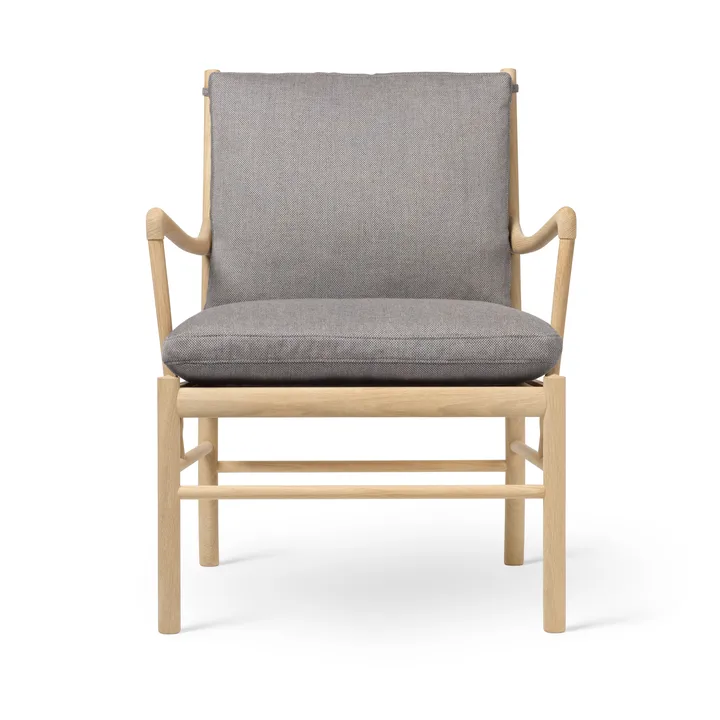 OW149 Colonial chair fåtölj - Re-wool 0158-såpad ek - Carl Hansen & Søn