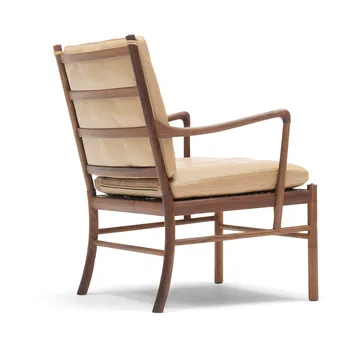 OW149 Colonial chair fåtölj - Sif 90 läder-oljad valnöt - Carl Hansen & Søn