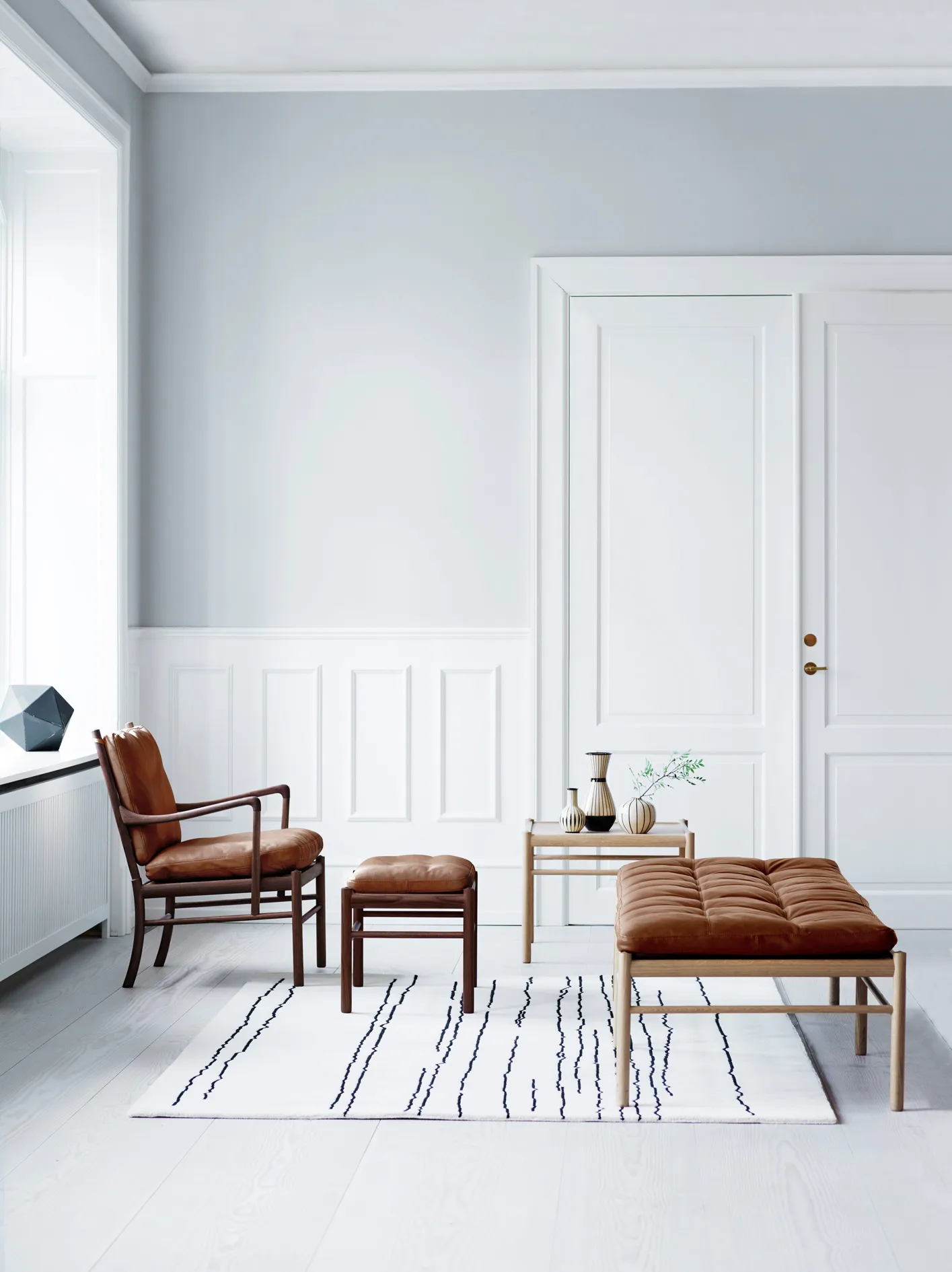 OW149 Colonial chair fåtölj, Sif 90-oljad valnöt Carl Hansen & Søn