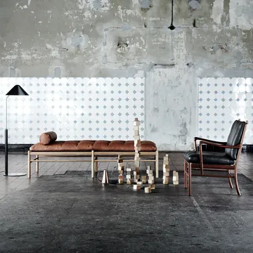 OW150 nackkudde - Loke 7050 läder brunt - Carl Hansen & Søn