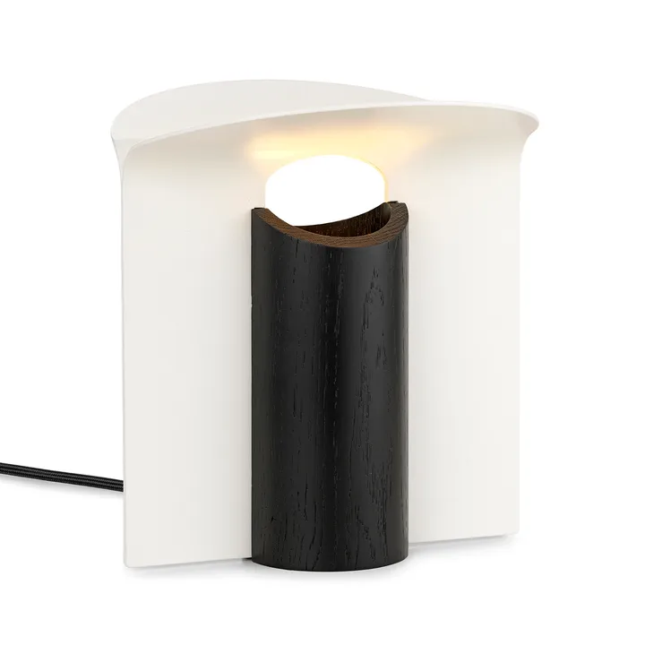RF200 Petal bordslampa, Black oak-white - Carl Hansen & Søn