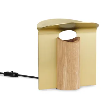 RF200 Petal bordslampa, Oiled oak-brass - Carl Hansen & Søn