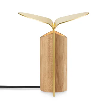 RF200 Petal bordslampa, Oiled oak-brass - Carl Hansen & Søn
