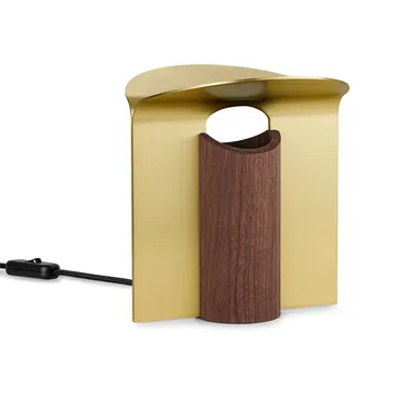 RF200 Petal bordslampa, Oiled walnut-brass - Carl Hansen & Søn